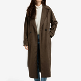 Oversized Suedine Jacket