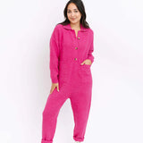 Florence Jumpsuit - Cranberry