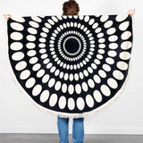 Axel velour round towel