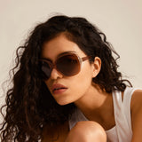 Parker Oversized Retro Sunglasses