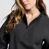 Sweatshirt w/half zip