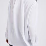 Woven blouse w/back detail