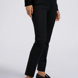 High waist slim trouser