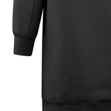 Sweater dress w/zip collar