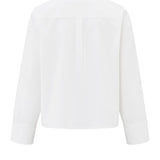 Blouse w/button sleeve detail
