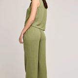 Finley Linen Pant - Matcha