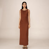 Pistache Dress - Chocolate