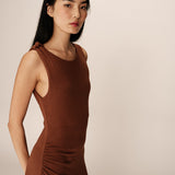 Pistache Dress - Chocolate