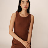 Pistache Dress - Chocolate