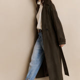 Oversized Suedine Jacket