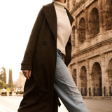Oversized Suedine Jacket