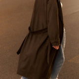 Oversized Suedine Jacket