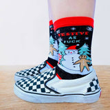 Festive As Fuck Crew Socks