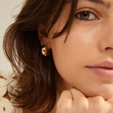 Amber Recycled Chunky Hoops