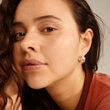 Amber Recycled Chunky Hoops