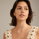 Anaya Recycled Crystal Hoop