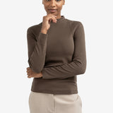 Long Sleeve Mock Neck