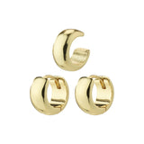 Pace Hoop & Cuff Earrings - Gold