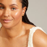 Sophia Heart Earrings - Silver