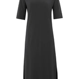 Jersey midi dress w/pocket