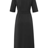 Jersey midi dress w/pocket