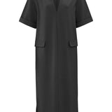 Jersey midi dress