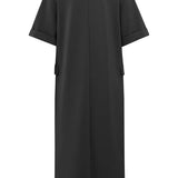 Jersey midi dress