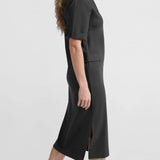 Jersey midi dress