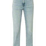 Straight fit jeans with wrap detail