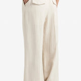 Wide Leg Trouser w/elastic back
