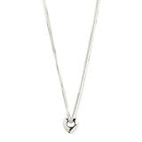 Wave Recycled Heart Necklace