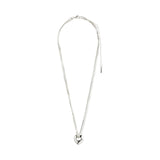 Wave Recycled Heart Necklace