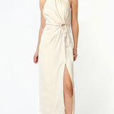 Fiona "O" Ring Midi Dress