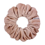 NATURAL VELVET BLUSH SCRUNCHIE - CLASSIC