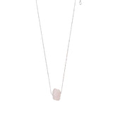 Heart Chakra Necklace - Rose Quartz