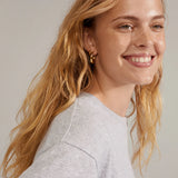 ALLIE hoop earrings 2-in-1 set