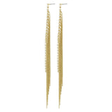 Ane crystal waterfall earrings
