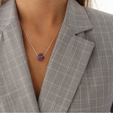 Third Eye Chakra Necklace - Amethyst