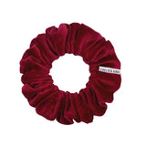 NATURAL VELVET WINE SCRUNCHIE - PETITE