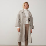 Wool Mix Boucle Coat - LAST ONE Size S/M