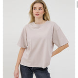 Oversized Boxy Tee - dove