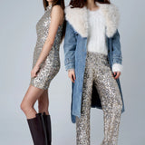 Felicity Denim Trench