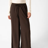 Shirley Wide Pant - Chocolate