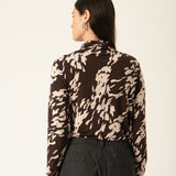 Hanadi Printed Rollneck Top
