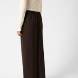 Shirley Wide Pant - Chocolate