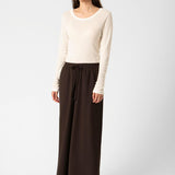 Shirley Wide Pant - Chocolate