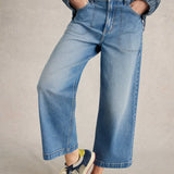 Tia Wide Leg Crop Jean