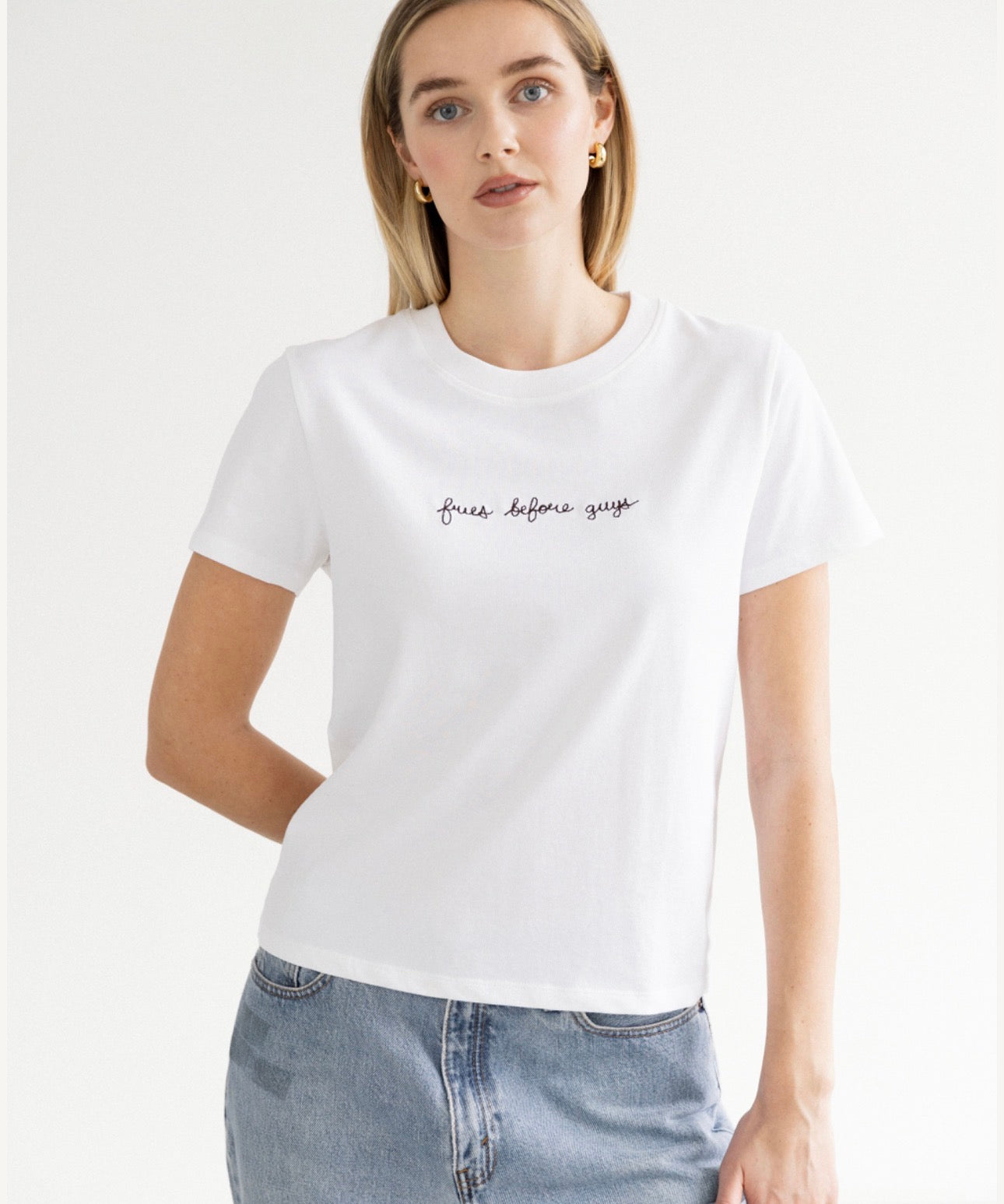 Fries Before Guys Paris Tee
