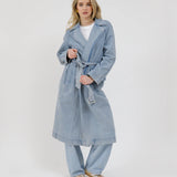 Caitlin Trench - Light Blue denim