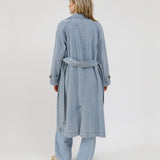 Caitlin Trench - Light Blue denim